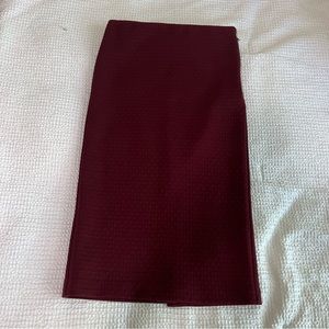 LOFT Textured Midi Pencil Skirt, Size XS